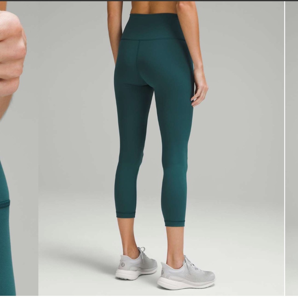 Lululemon Wunder Train High-Rise Crop 23" Storm Teal 4
